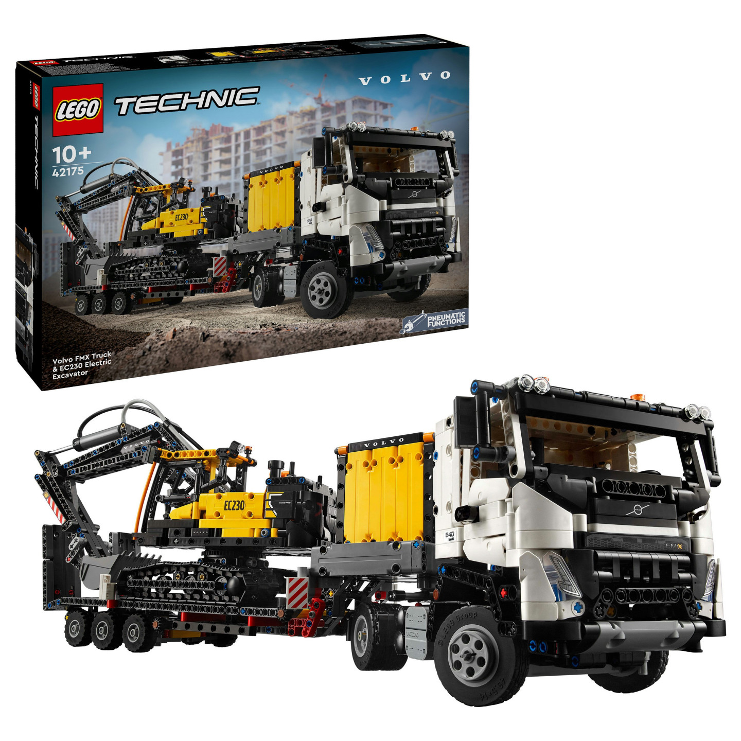 LEGO Technic Volvo FMX LKW mit EC230 Electric Raupenbagger 42175 — Buy in Cyprus with Fast Delivery