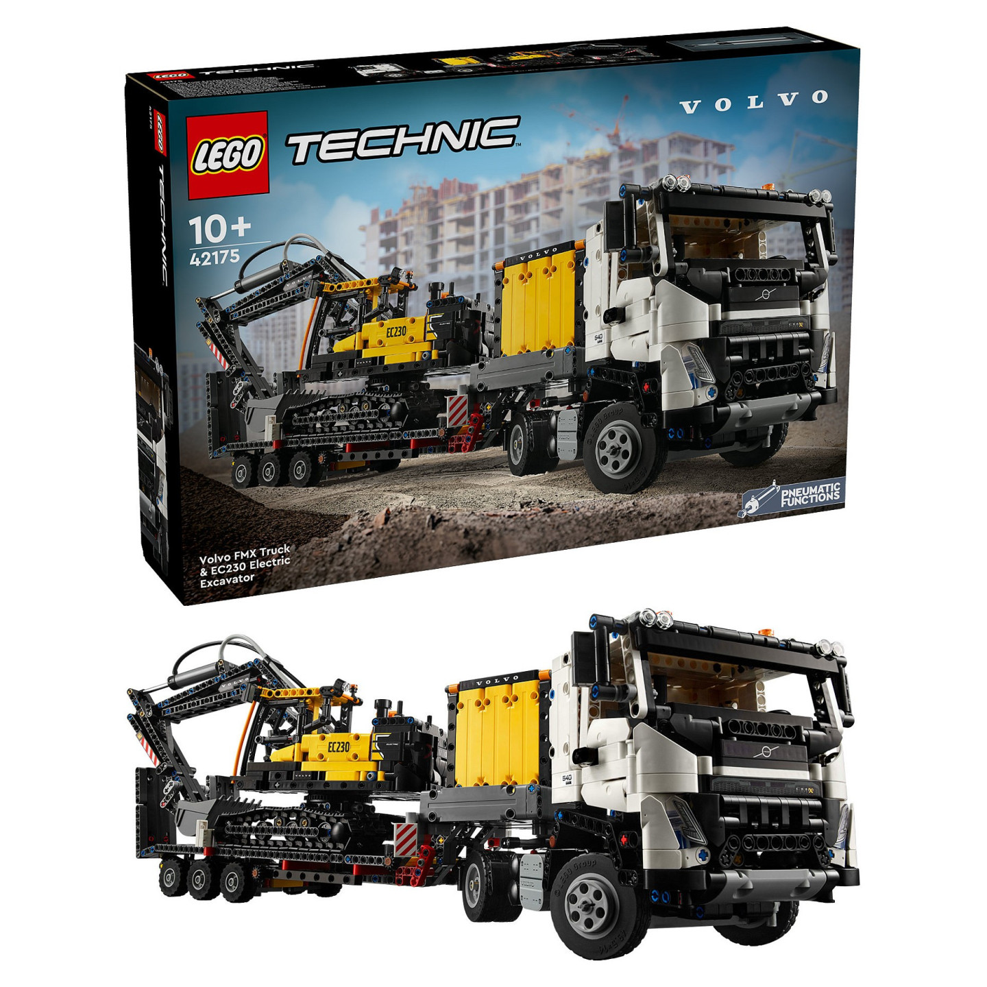 LEGO Technic Volvo FMX LKW mit EC230 Electric Raupenbagger 42175 — Buy in Cyprus with Fast Delivery