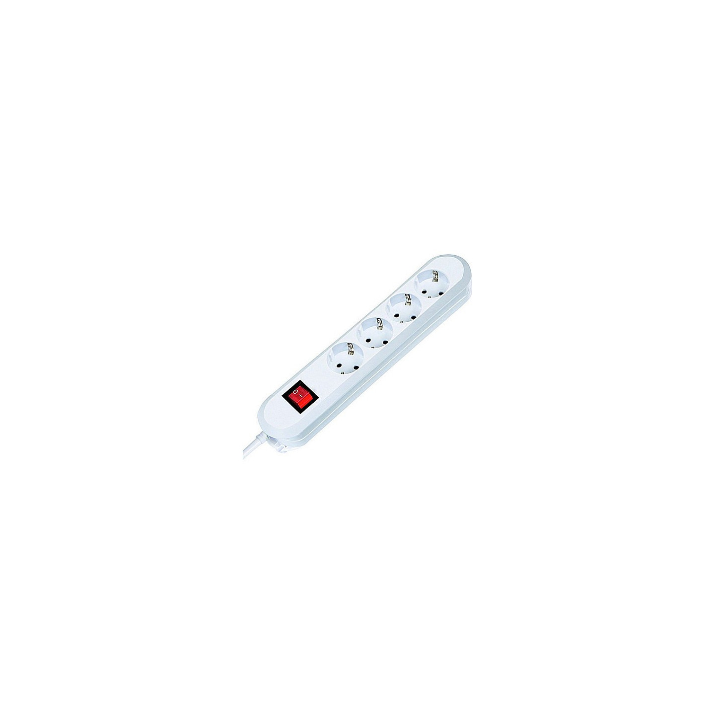 BACHMANN SMART Steckdosenleiste 4x Schutzkontakt Schalter weiss 1.5m — Buy in Cyprus with Fast Delivery