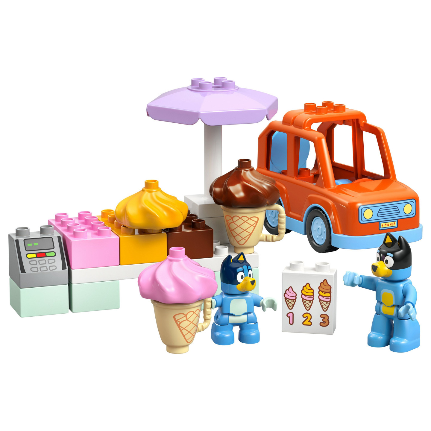 LEGO 10458 DUPLO Bluey Ausflug zur Eisdiele mit Bluey — Buy in Cyprus with Fast Delivery