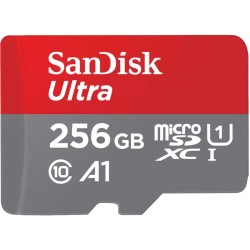 Buy SanDisk Ultra microSDXC 256GB - Grey/Red, UHS-I, 150MB/s (U1, Class 10) in Cyprus, Nicosia, Limassol, Larnaka, Pafos