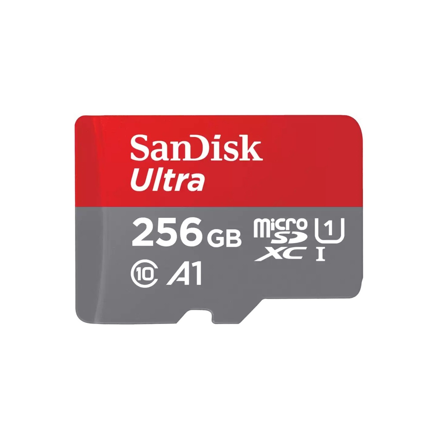SanDisk Ultra microSDXC 256GB - Grey/Red, UHS-I, 150MB/s (U1, Class 10) — Buy in Cyprus with Fast Delivery