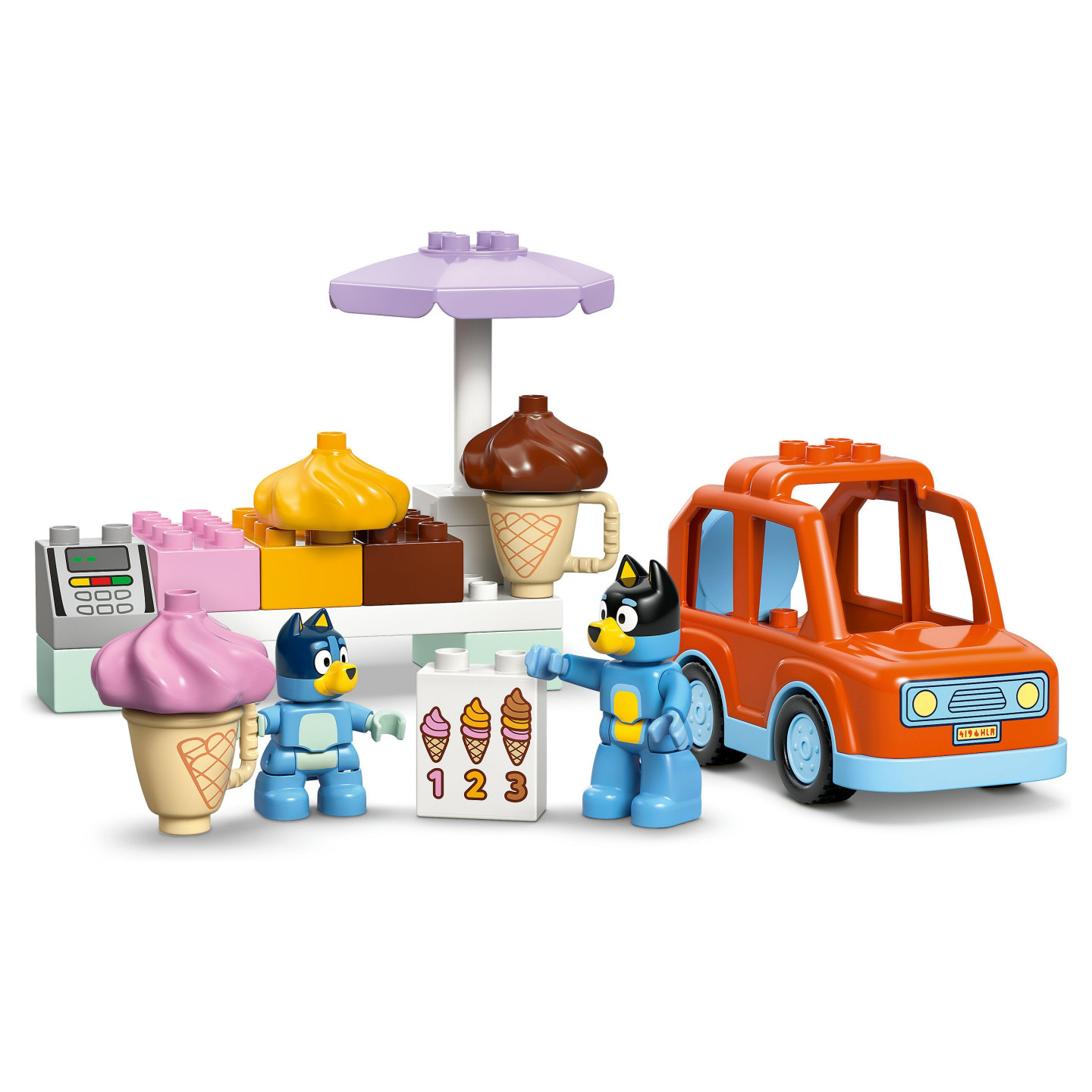 LEGO 10458 DUPLO Bluey Ausflug zur Eisdiele mit Bluey — Buy in Cyprus with Fast Delivery