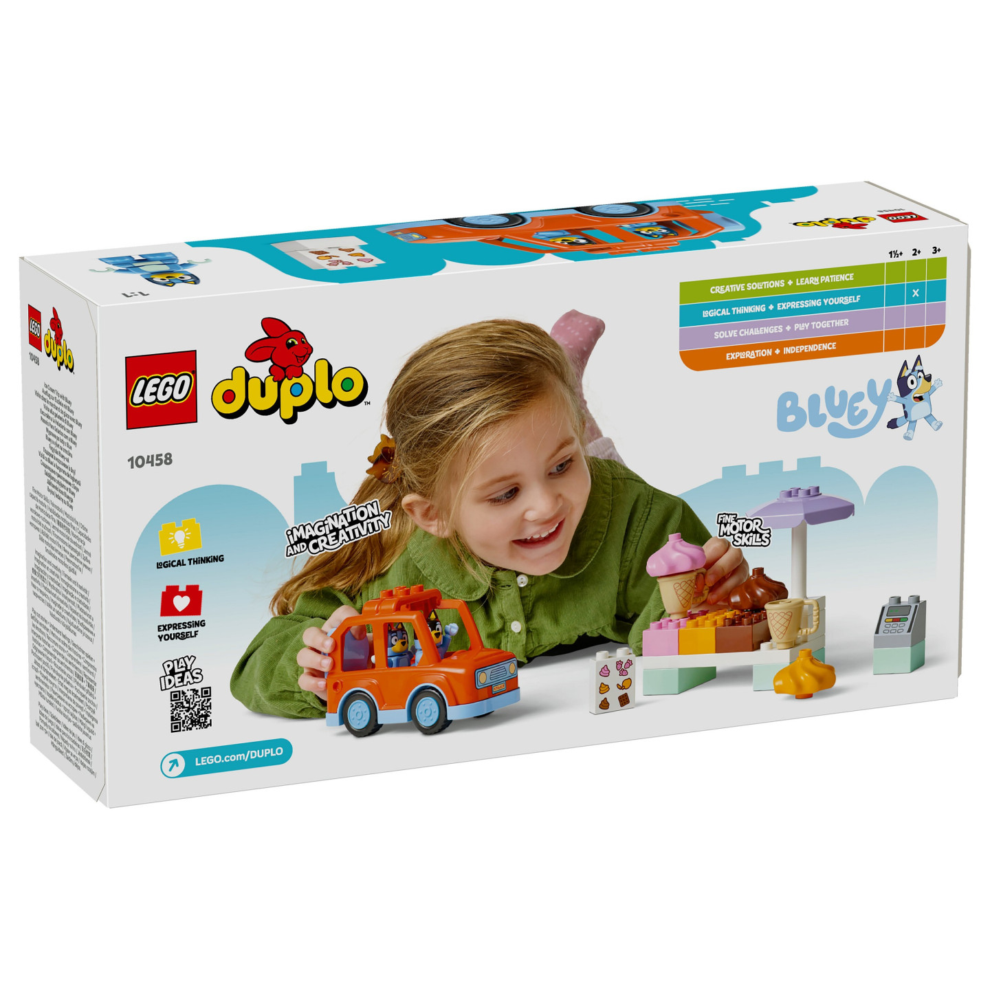 LEGO 10458 DUPLO Bluey Ausflug zur Eisdiele mit Bluey — Buy in Cyprus with Fast Delivery