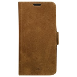 dbramante1928 Copenhagen Slim - Flip-Hlle fr Mobiltelefon - genarbtes Leder - Hellbraun - fr Samsung Galaxy S22