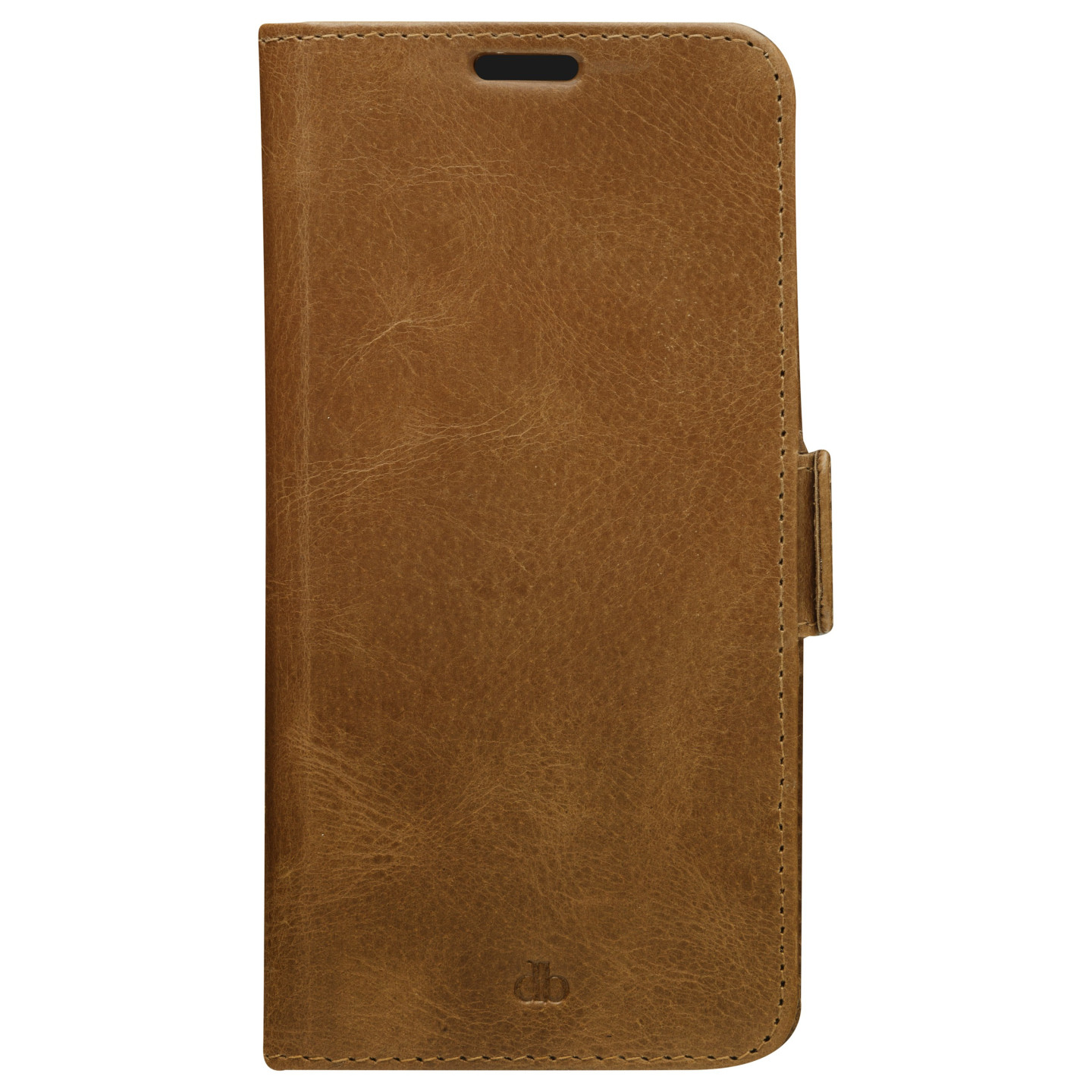 dbramante1928 Copenhagen Slim - Flip-Hlle fr Mobiltelefon - genarbtes Leder - Hellbraun - fr Samsung Galaxy S22