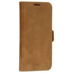 dbramante1928 Copenhagen Slim - Flip-Hlle fr Mobiltelefon - genarbtes Leder - Hellbraun - fr Samsung Galaxy S22