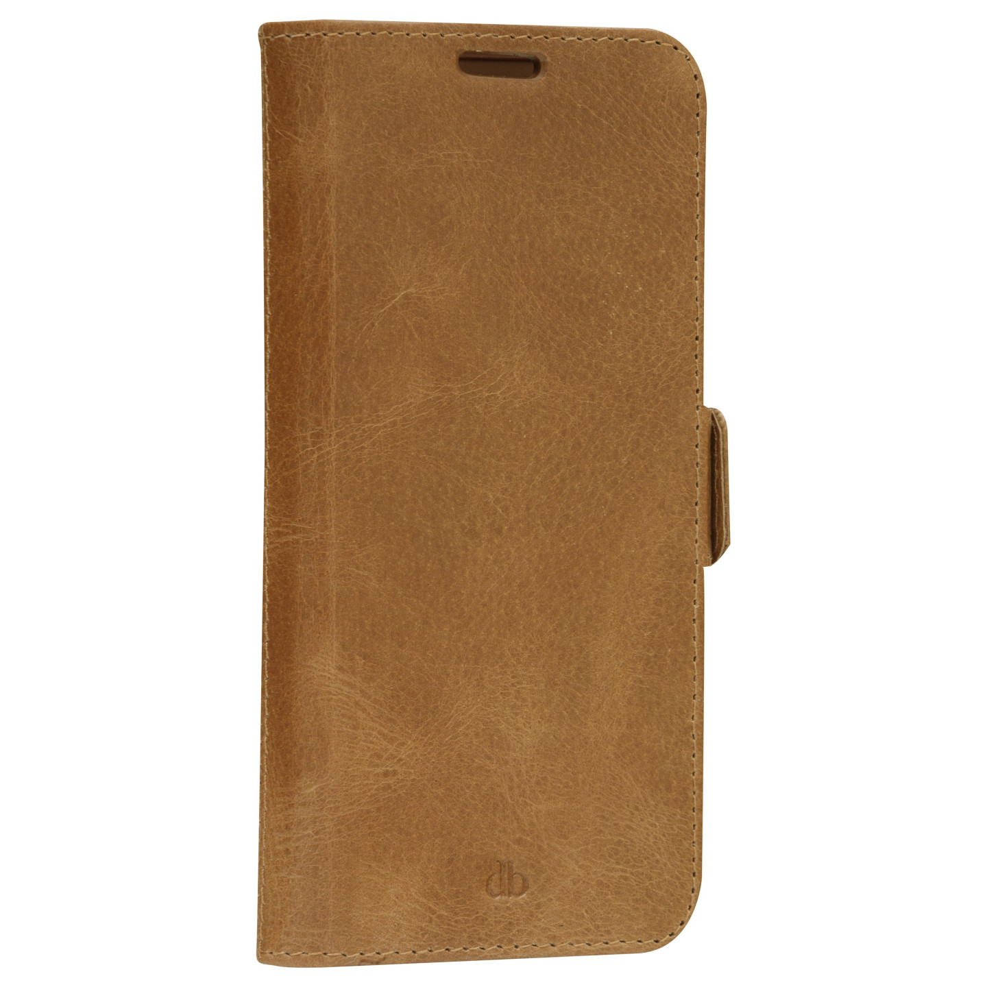 dbramante1928 Copenhagen Slim - Flip-Hlle fr Mobiltelefon - genarbtes Leder - Hellbraun - fr Samsung Galaxy S22