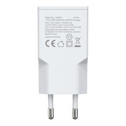 Equip Ladegerät 1Port USB-C PD3.0 GaN Slim 20W weiß — Buy in Cyprus with Fast Delivery