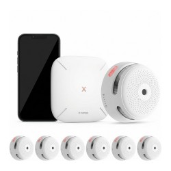 X-Sense FS61 6 1 RF-Rauchmelder-Set mit Gateway (6×XS01-M 1×SBS50) — Buy in Cyprus with Fast Delivery