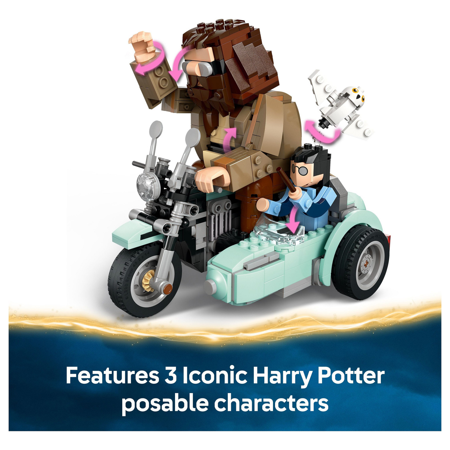 LEGO Harry Potter Hagrids und Harrys Motorradtour 76443 — Buy in Cyprus with Fast Delivery
