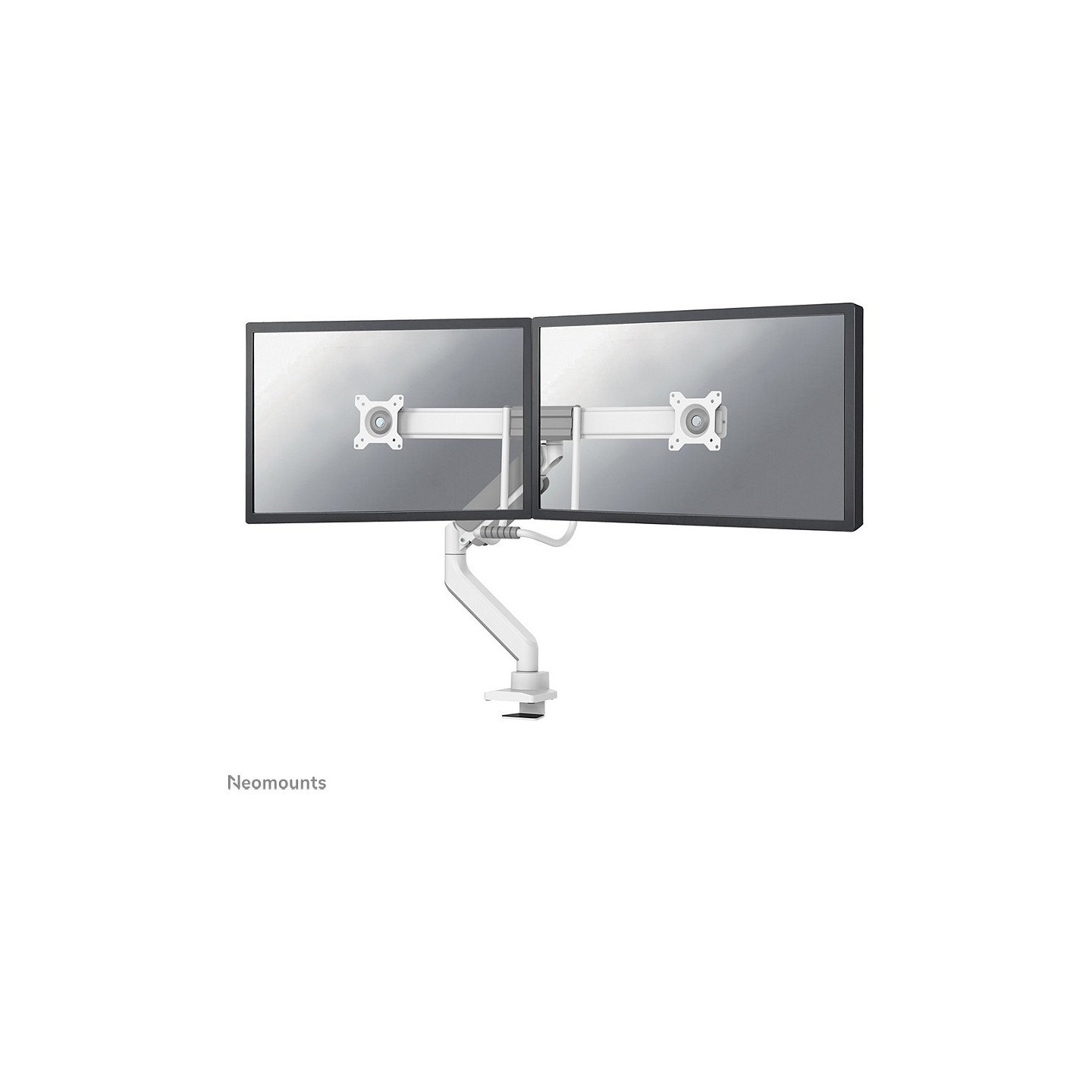 Neomounts Full Motion Tischhalterung für zwei Flachbildschirme 17-32'' 7KG 2x 8KG White — Buy in Cyprus with Fast Delivery