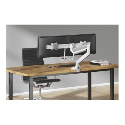 Neomounts Full Motion Tischhalterung für zwei Flachbildschirme 17-32'' 7KG 2x 8KG White — Buy in Cyprus with Fast Delivery