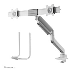 Neomounts Full Motion Tischhalterung für zwei Flachbildschirme 17-32'' 7KG 2x 8KG White — Buy in Cyprus with Fast Delivery