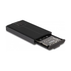 Externes Gehäuse USB 20 Gbps für 2 x M.2 NVMe PCIe SSD mit USB Type-CTM Buchse und RAID - werkzeugfrei
