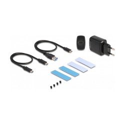 Externes Gehäuse USB 20 Gbps für 2 x M.2 NVMe PCIe SSD mit USB Type-CTM Buchse und RAID - werkzeugfrei