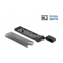 Externes USB Type-CTM Combo Gehäuse für M.2 NVMe PCIe oder SATA SSD - werkzeugfrei — Buy in Cyprus with Fast Delivery
