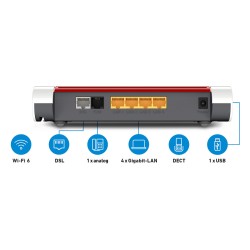 AVM Fritz!Box 7530 AX Wi-Fi 6 VDSL Router – 4x Gigabit LAN | Armenius Store