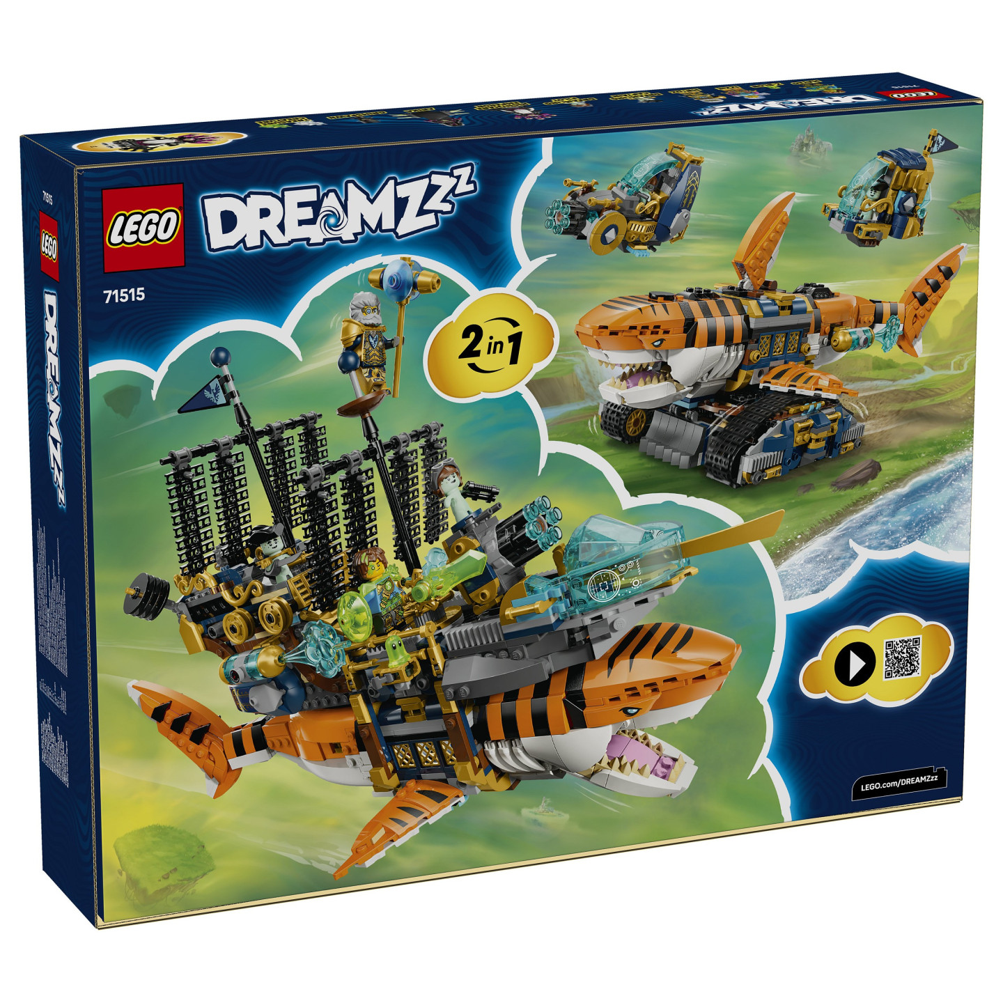 LEGO 71515 DREAMZzz Tigerhai-Fahrzeug — Buy in Cyprus with Fast Delivery