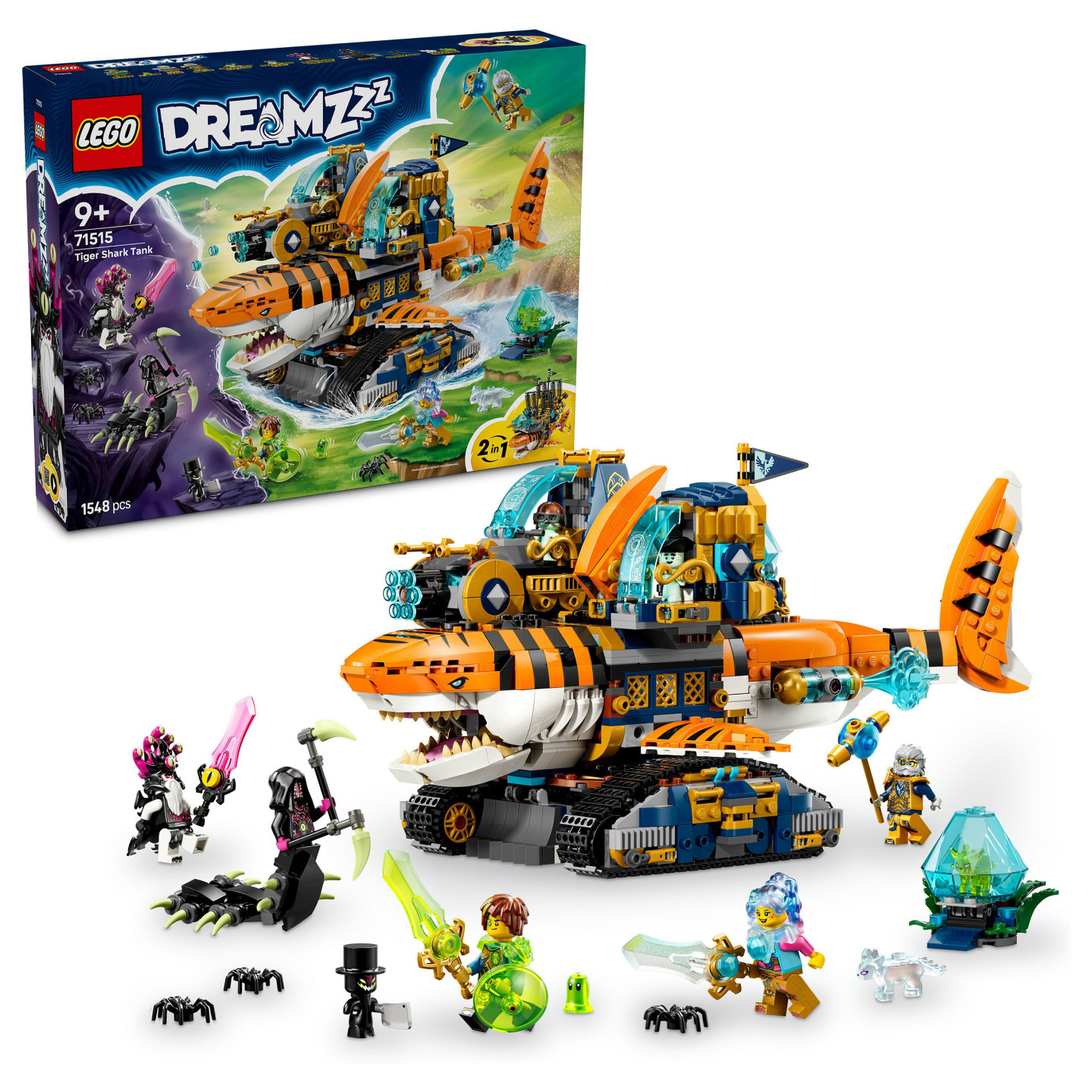 LEGO 71515 DREAMZzz Tigerhai-Fahrzeug — Buy in Cyprus with Fast Delivery