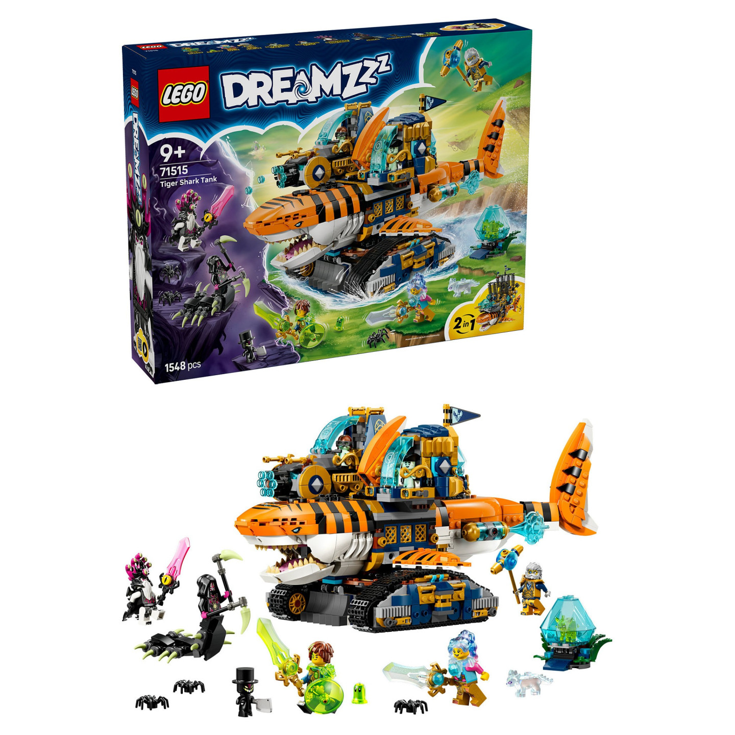 LEGO 71515 DREAMZzz Tigerhai-Fahrzeug — Buy in Cyprus with Fast Delivery