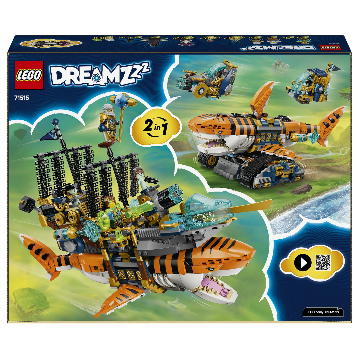 LEGO 71515 DREAMZzz Tigerhai-Fahrzeug — Buy in Cyprus with Fast Delivery