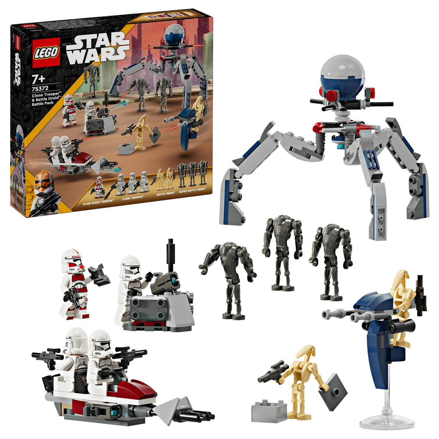 LEGO Star Wars Clone Trooper& Battle Droid Battle Pack 75372 — Buy in Cyprus with Fast Delivery