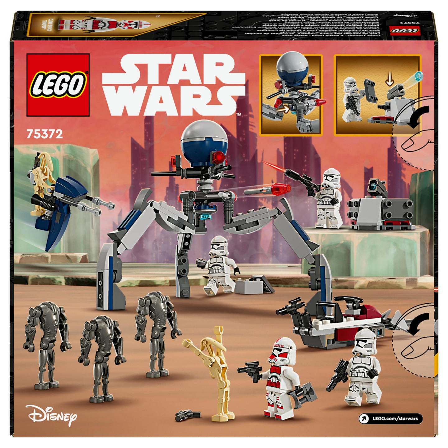 LEGO Star Wars Clone Trooper& Battle Droid Battle Pack 75372 — Buy in Cyprus with Fast Delivery