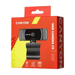 Canyon C5 CNS-CWC5 Full HD 1080p Webcam Black (Retail) — Buy in Cyprus with Fast Delivery