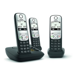 GIGASET A690A TRIO mit Anrufbeantworter - schwarz silber — Buy in Cyprus with Fast Delivery
