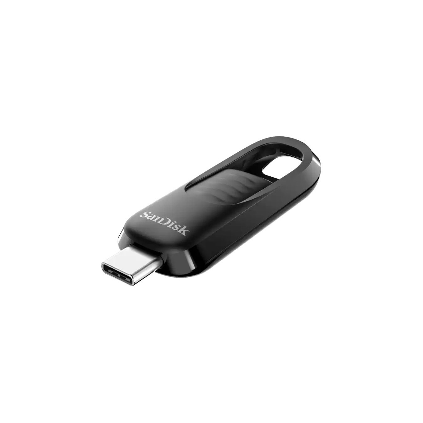SanDisk Ultra Slider USB-C Flash Drive - SDCZ480-512G-G46 - 512GB, USB 3.2 Gen1 (400 MB/s), Black