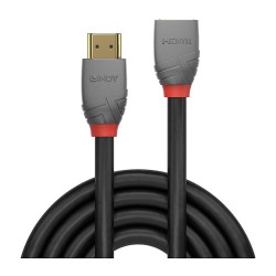 LINDY HDMI 2.0 Verlängerungskabel 1m. Anthra Line — Buy in Cyprus with Fast Delivery
