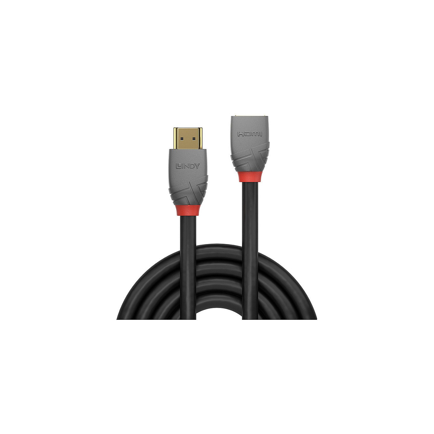 LINDY HDMI 2.0 Verlängerungskabel 1m. Anthra Line — Buy in Cyprus with Fast Delivery