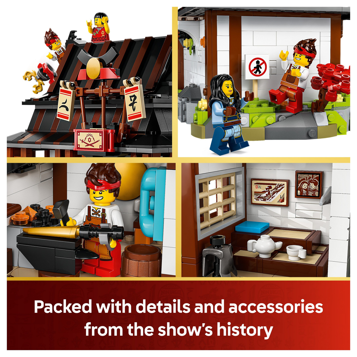 LEGO 71858 Ninjago 15-jhriges Jubilum der Vier-Waffen-Schmied — Buy in Cyprus with Fast Delivery