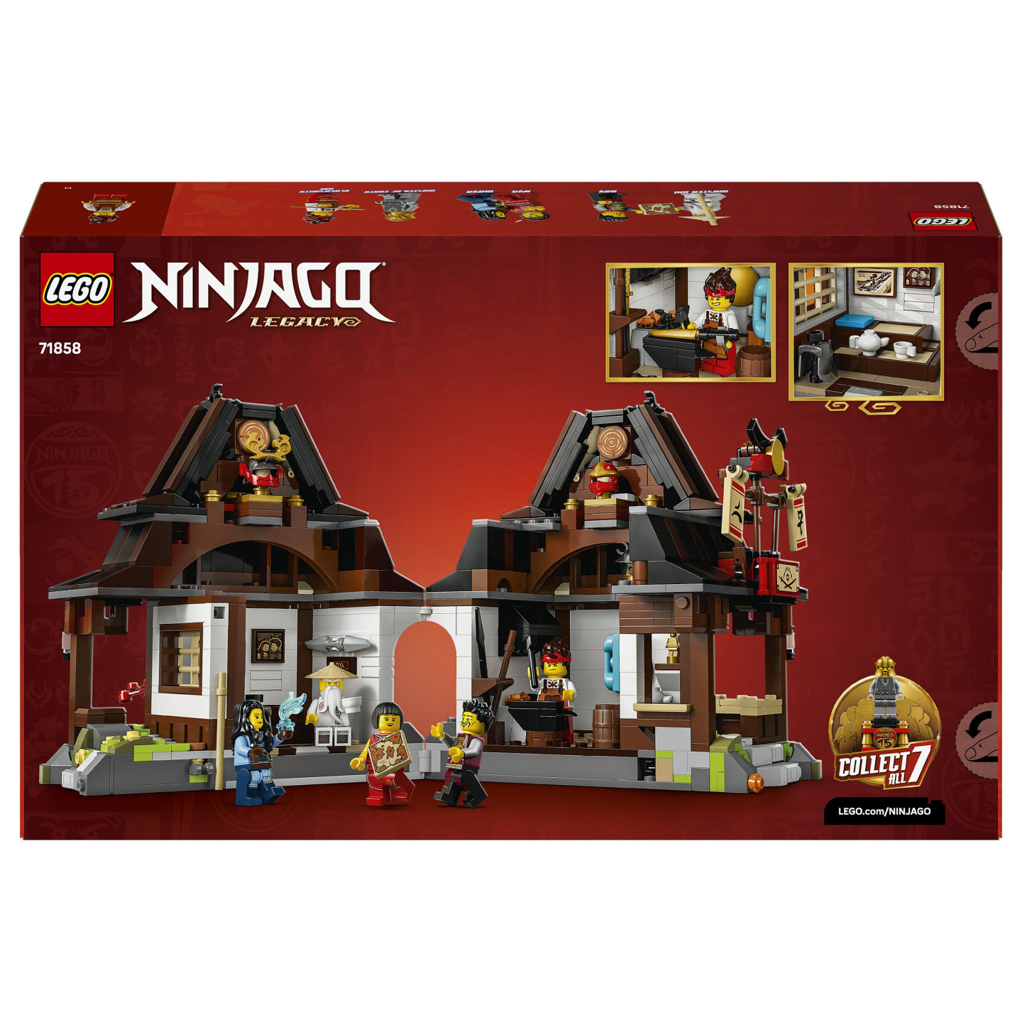 LEGO 71858 Ninjago 15-jhriges Jubilum der Vier-Waffen-Schmied — Buy in Cyprus with Fast Delivery