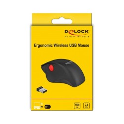 Delock Ergonomische USB Maus - kabellos — Buy in Cyprus with Fast Delivery