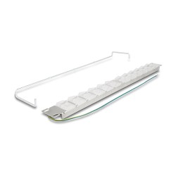 Delock 19? Keystone Patchpanel mit 24 neigbaren Ports und Entlastungsschiene — Buy in Cyprus with Fast Delivery