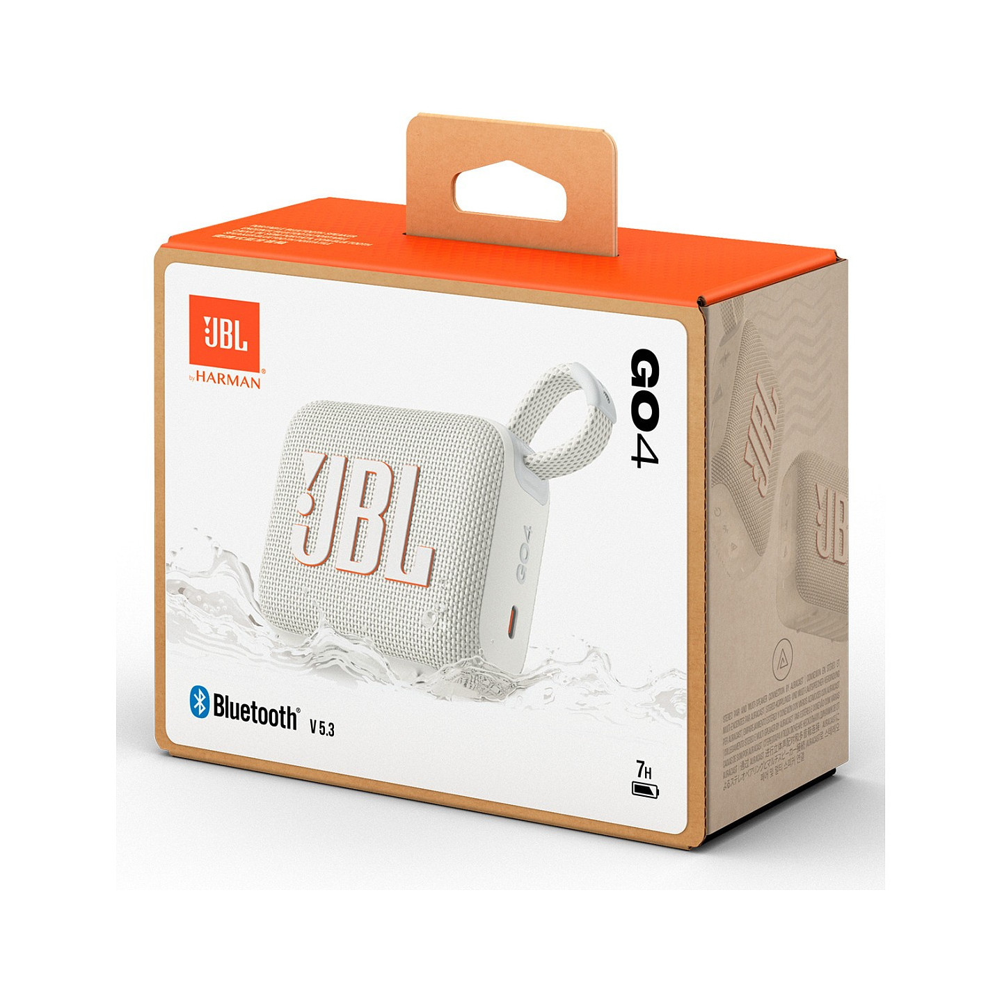 Portable Speaker Go 4 white Bluetooth (JBLGO4WHT) — Buy in Cyprus with Fast Delivery