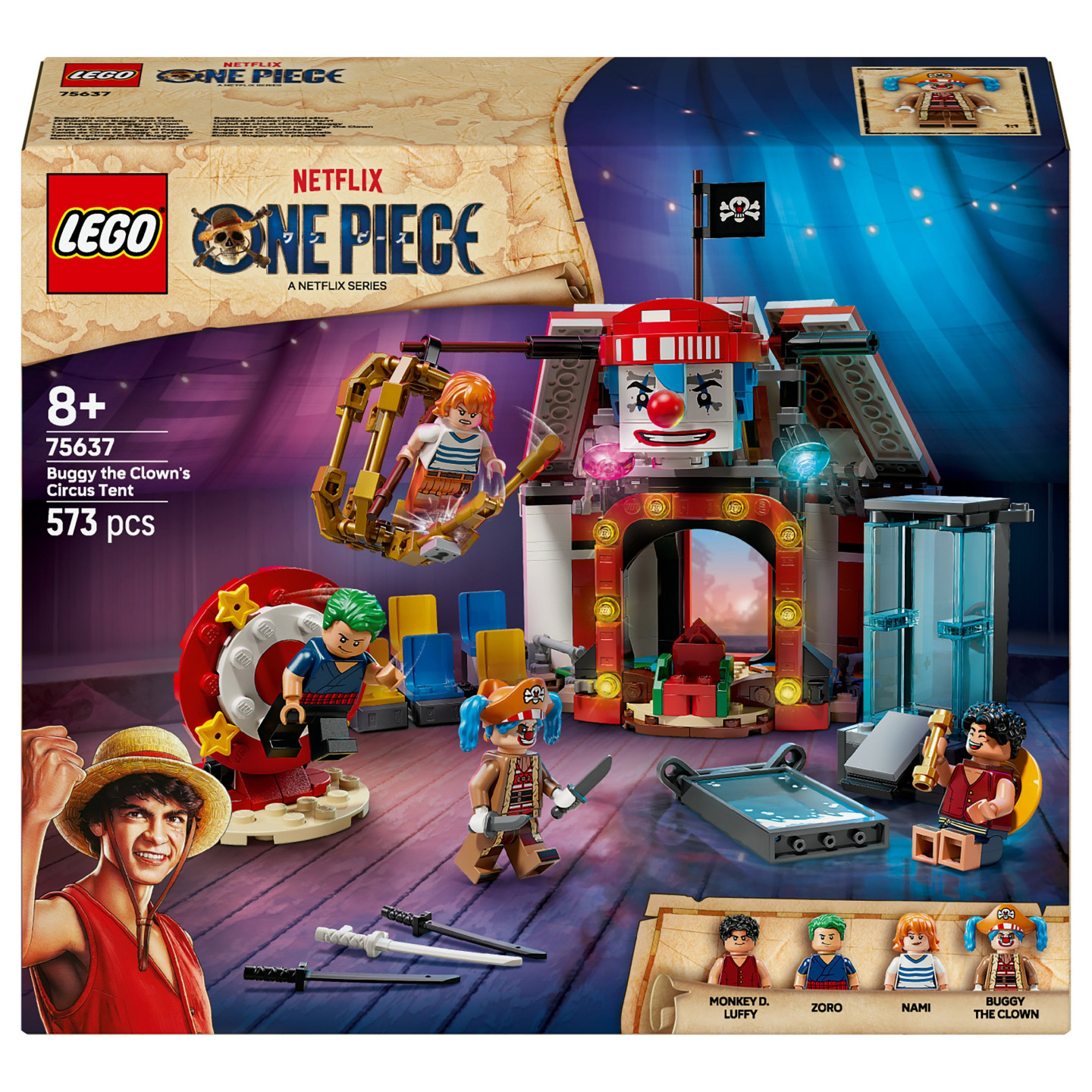 LEGO 75637 One Piece Zirkuszelt von Buggy dem Clown — Buy in Cyprus with Fast Delivery