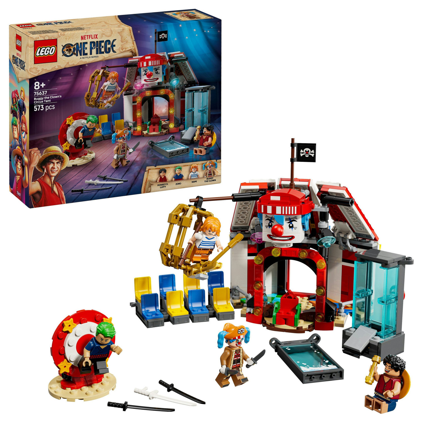 LEGO 75637 One Piece Zirkuszelt von Buggy dem Clown — Buy in Cyprus with Fast Delivery