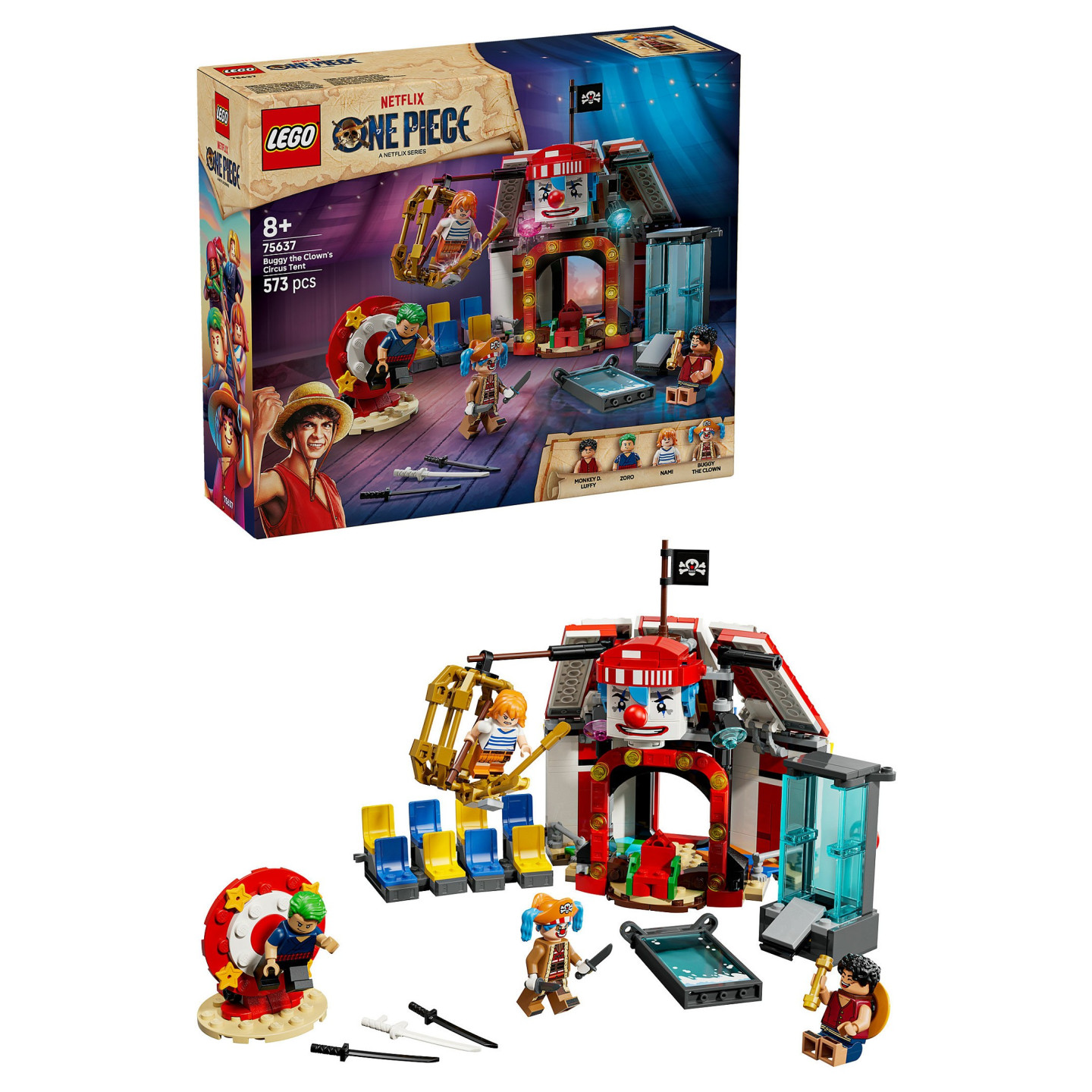 LEGO 75637 One Piece Zirkuszelt von Buggy dem Clown — Buy in Cyprus with Fast Delivery