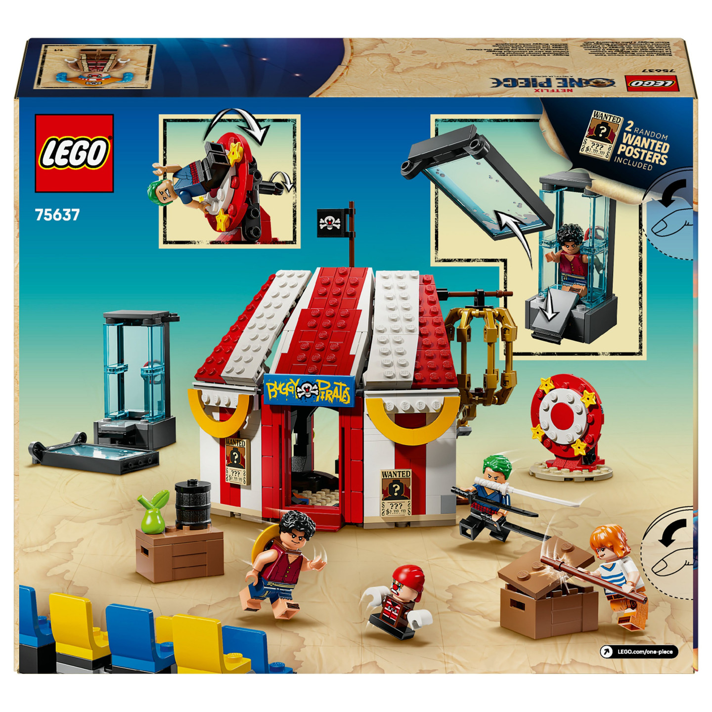 LEGO 75637 One Piece Zirkuszelt von Buggy dem Clown — Buy in Cyprus with Fast Delivery