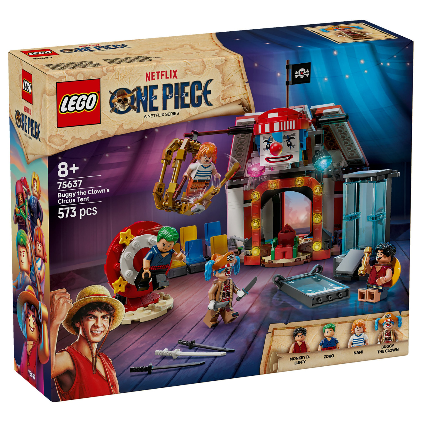 LEGO 75637 One Piece Zirkuszelt von Buggy dem Clown — Buy in Cyprus with Fast Delivery