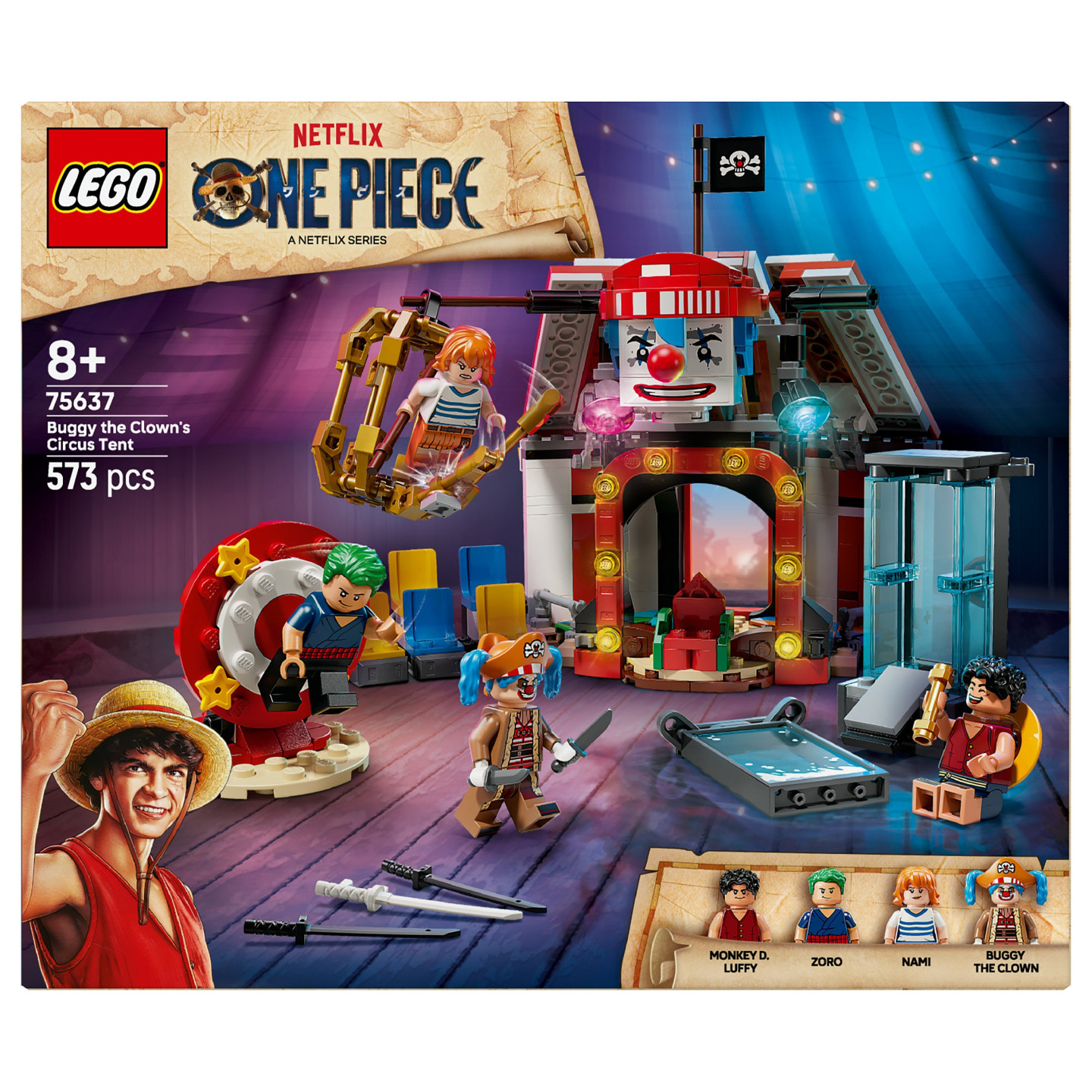 LEGO 75637 One Piece Zirkuszelt von Buggy dem Clown — Buy in Cyprus with Fast Delivery