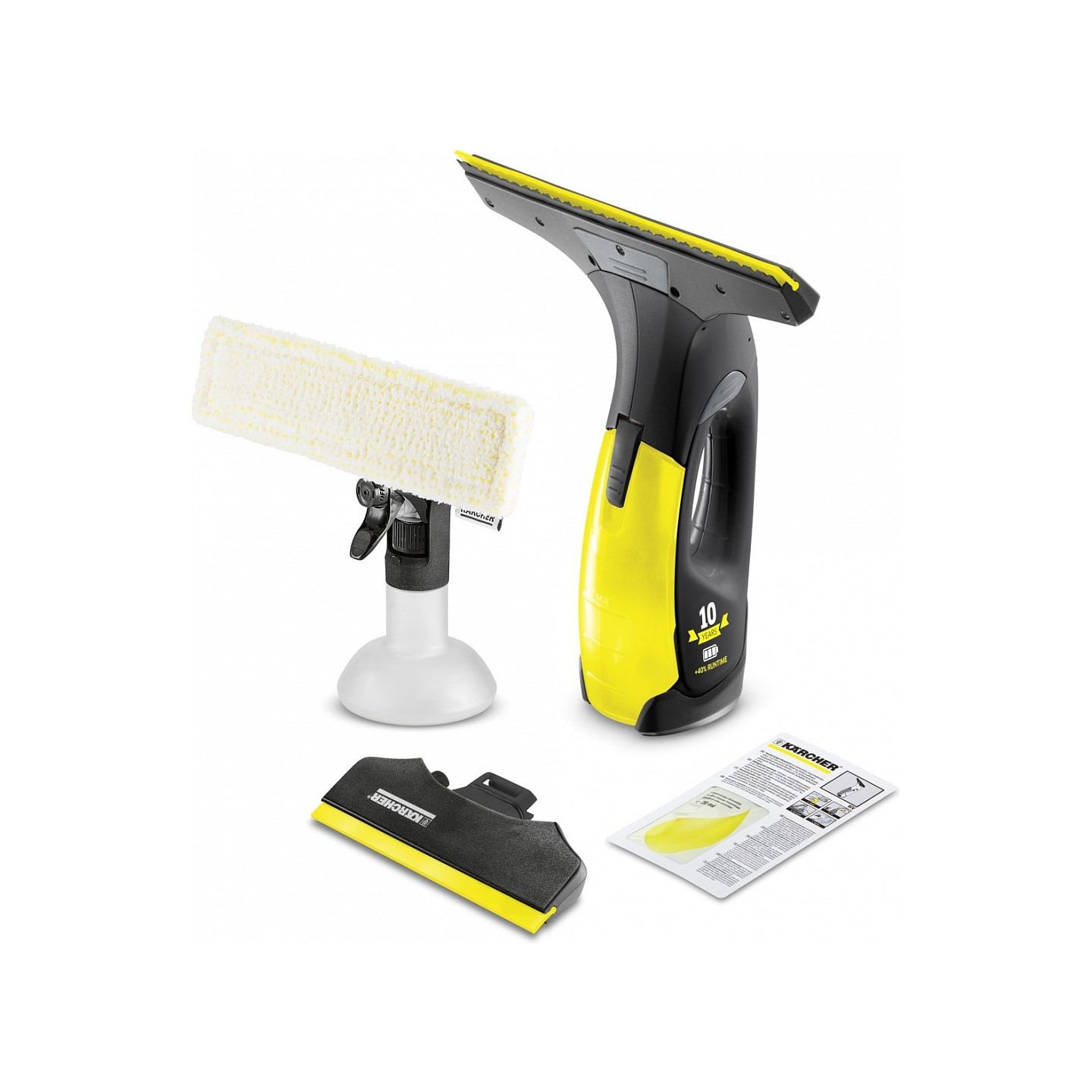 Kärcher Fenstersauger WV2 Premium black yellow — Buy in Cyprus with Fast Delivery