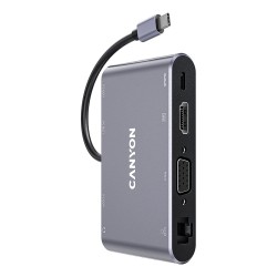Canyon Hub DS-14 8-in-1 4K USB-C gray — Buy in Cyprus with Fast Delivery