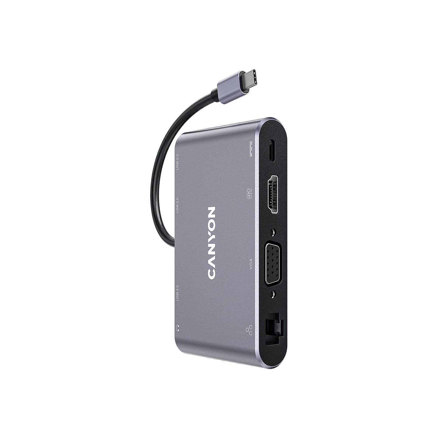 Canyon Hub DS-14 8-in-1 4K USB-C gray — Buy in Cyprus with Fast Delivery