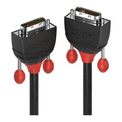 LINDY DVI-D Dual Link Kabel Black Line 2m — Buy in Cyprus with Fast Delivery