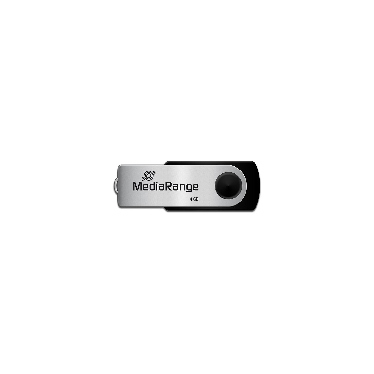 STICK 4GB MEDIARANGE MR907 B - Schwarz - Silber — Buy in Cyprus with Fast Delivery