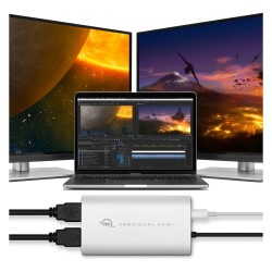 CADPDL2HDMI - 0.26 m - USB Typ-C - 2 x HDMI - Männlich - Weiblich - Gerade — Buy in Cyprus with Fast Delivery